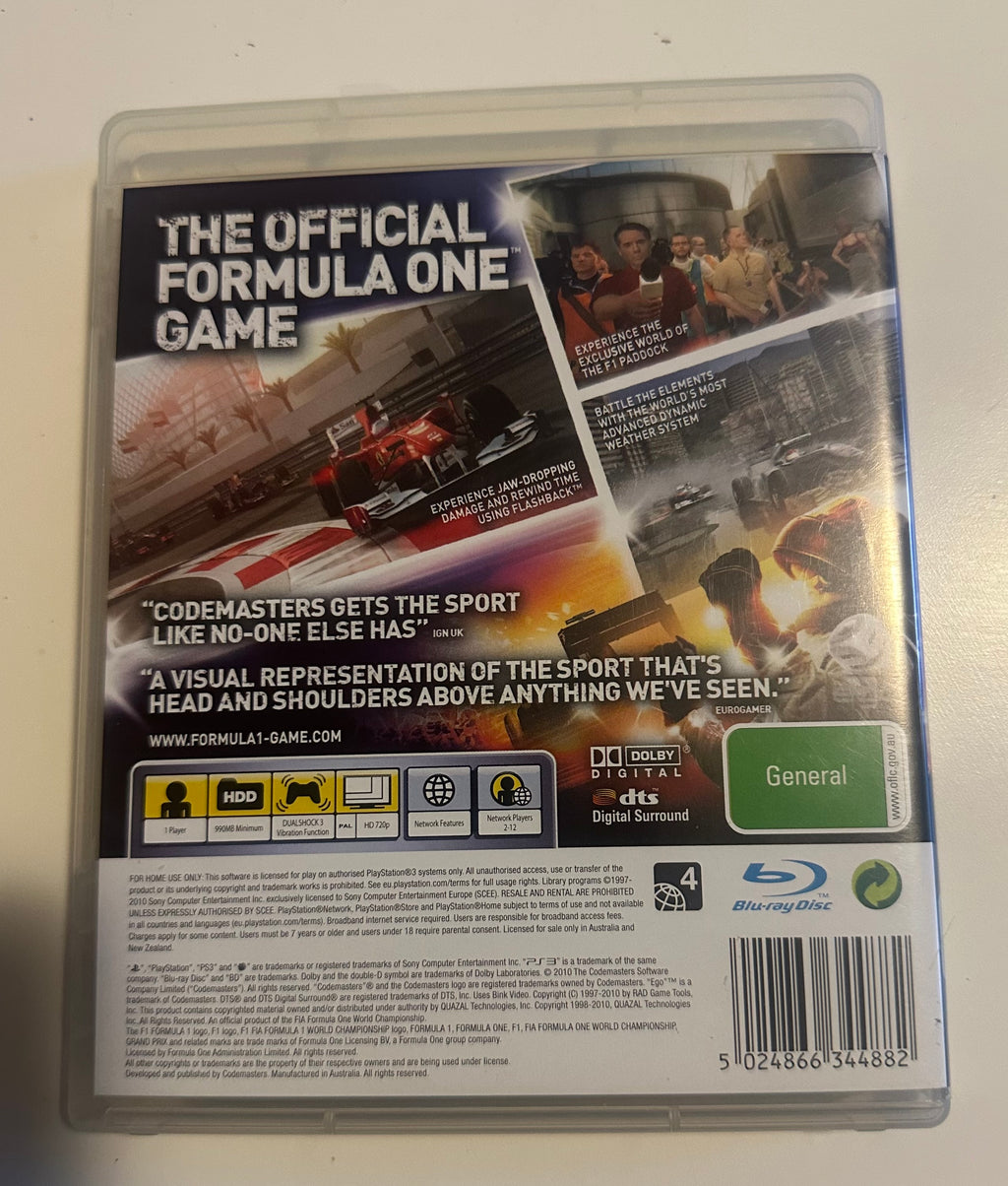 F1 10 PlayStation 3