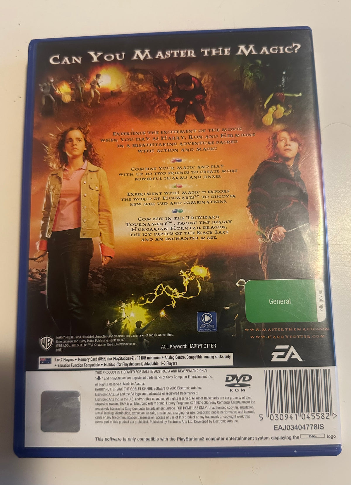 Harry Potter & The Goblet Of Fire PlayStation 2