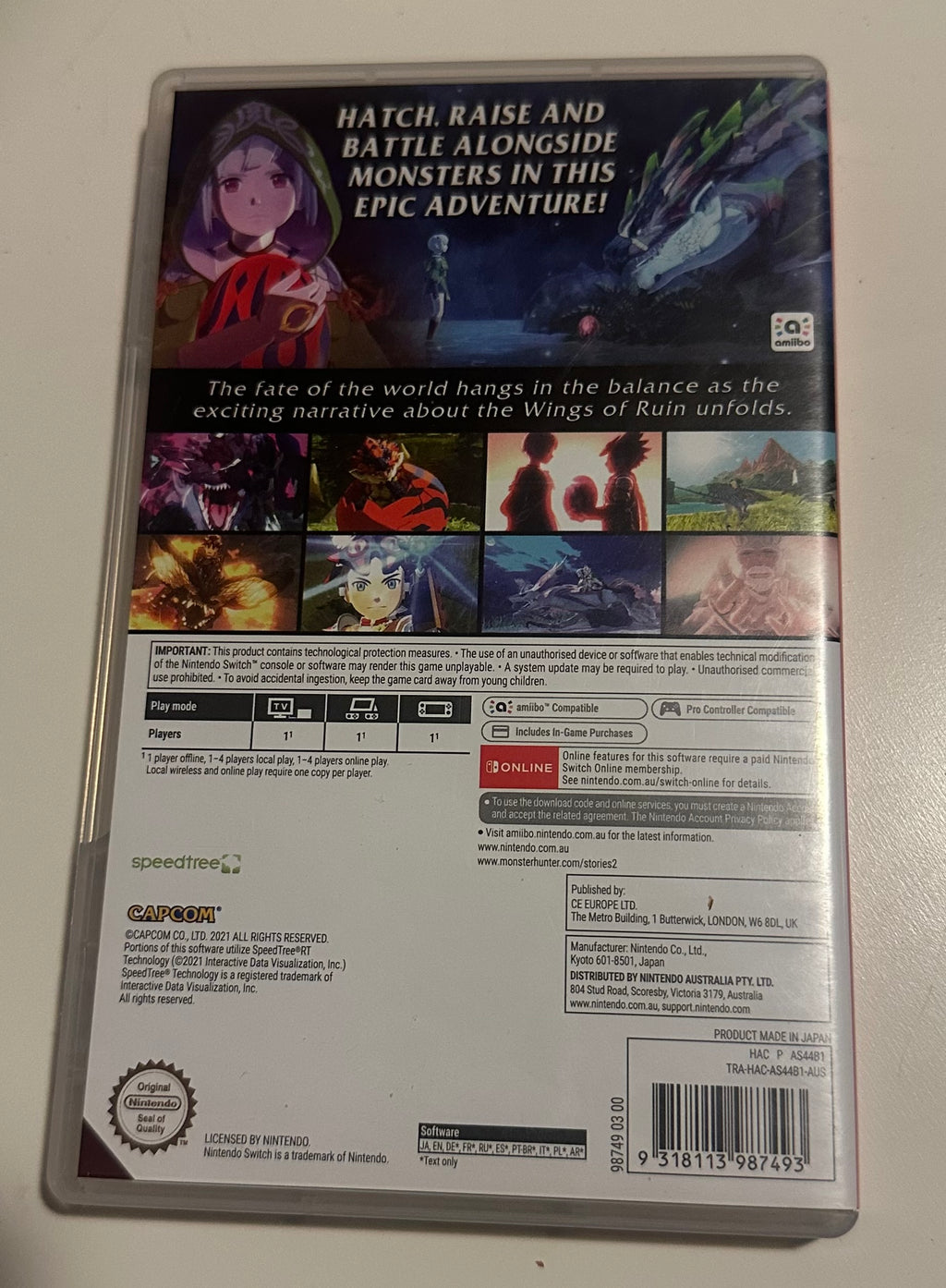 Monster Hunter Stories 2 Wings Of Ruin Nintendo Switch