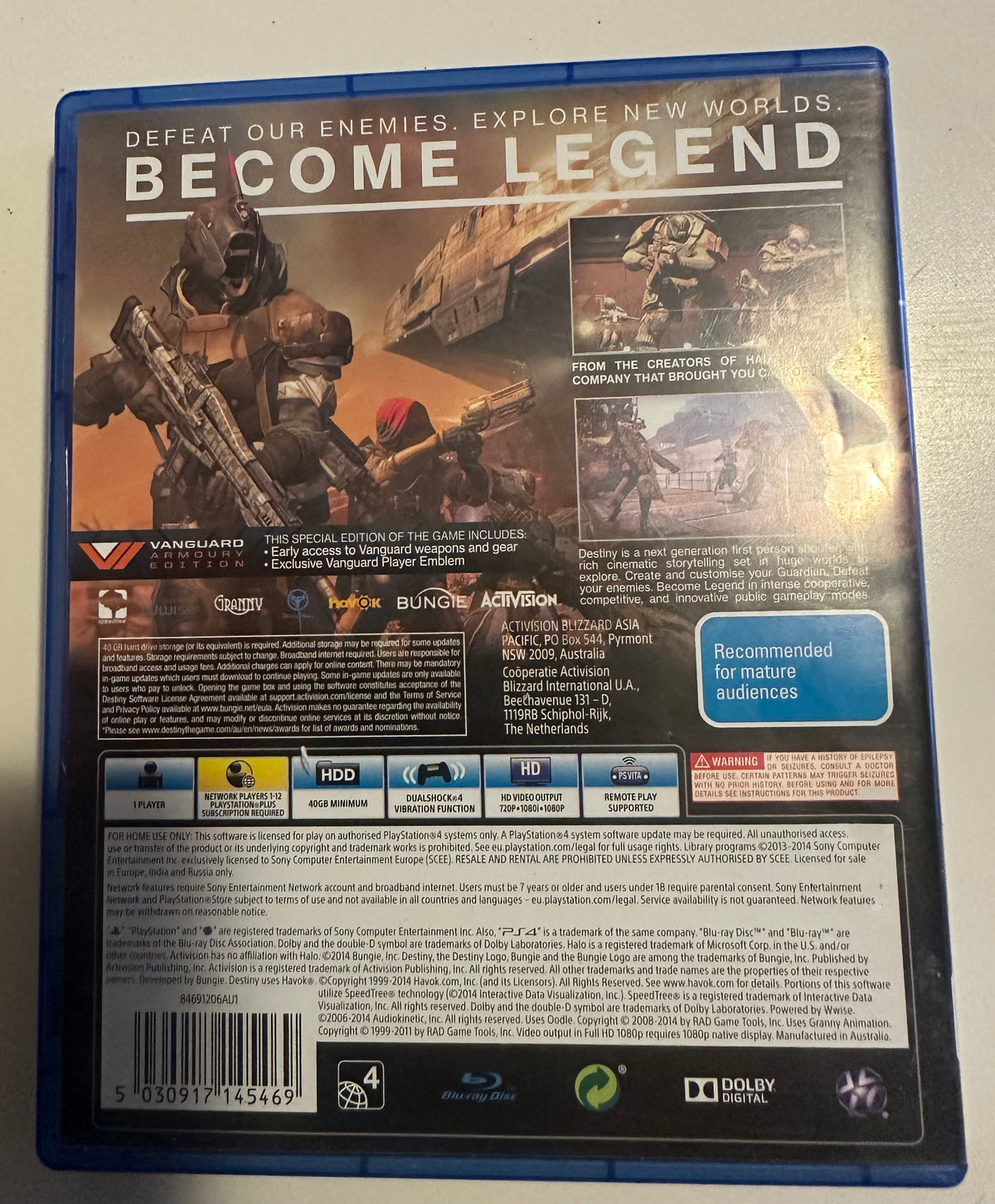 Destiny PlayStation 4